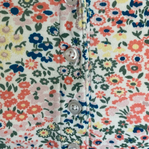 Lands' End Women's Soft Field Floral Supima Cotton Polo Shirt. Sz 2X - Picture 3 of 12